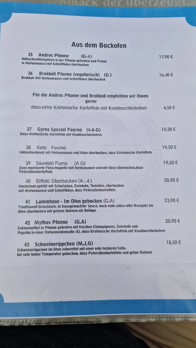 Speisekarte photo 4
