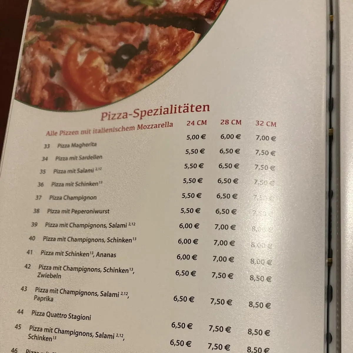 Speisekarte photo 2