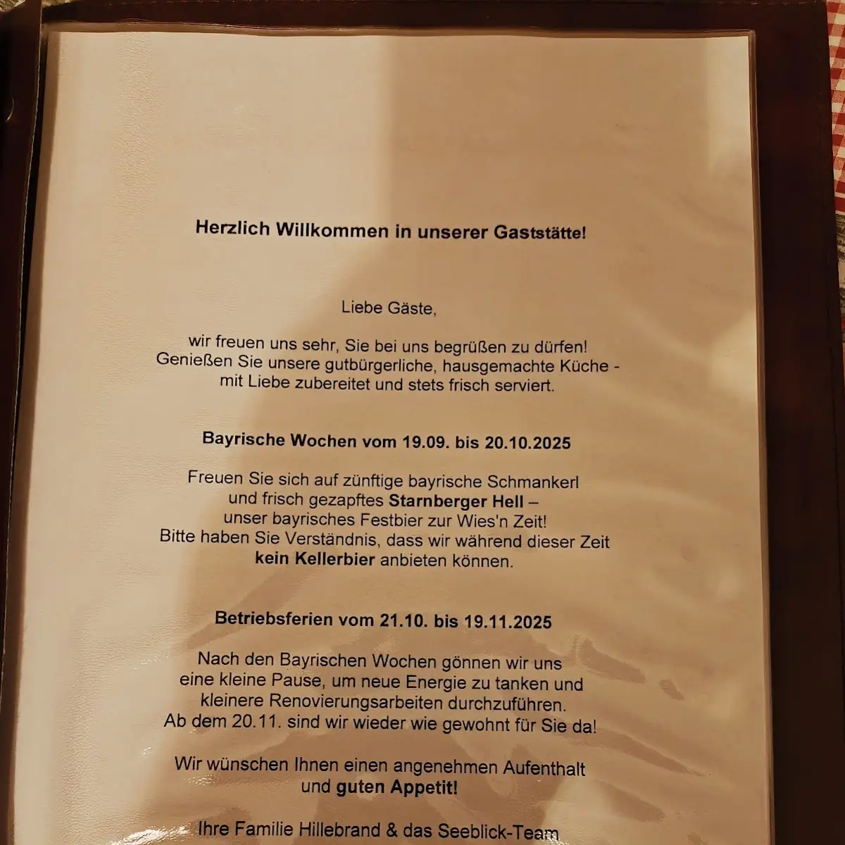 Speisekarte photo 2
