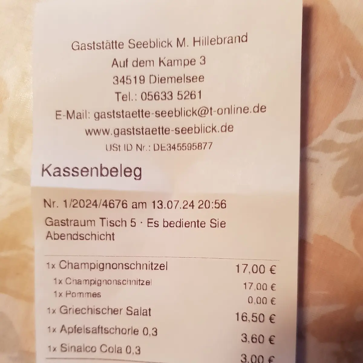Speisekarte photo 4
