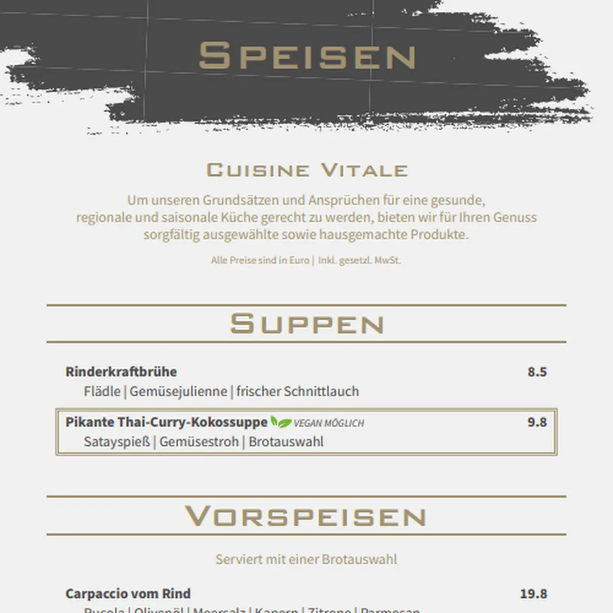 Speisekarte photo 5