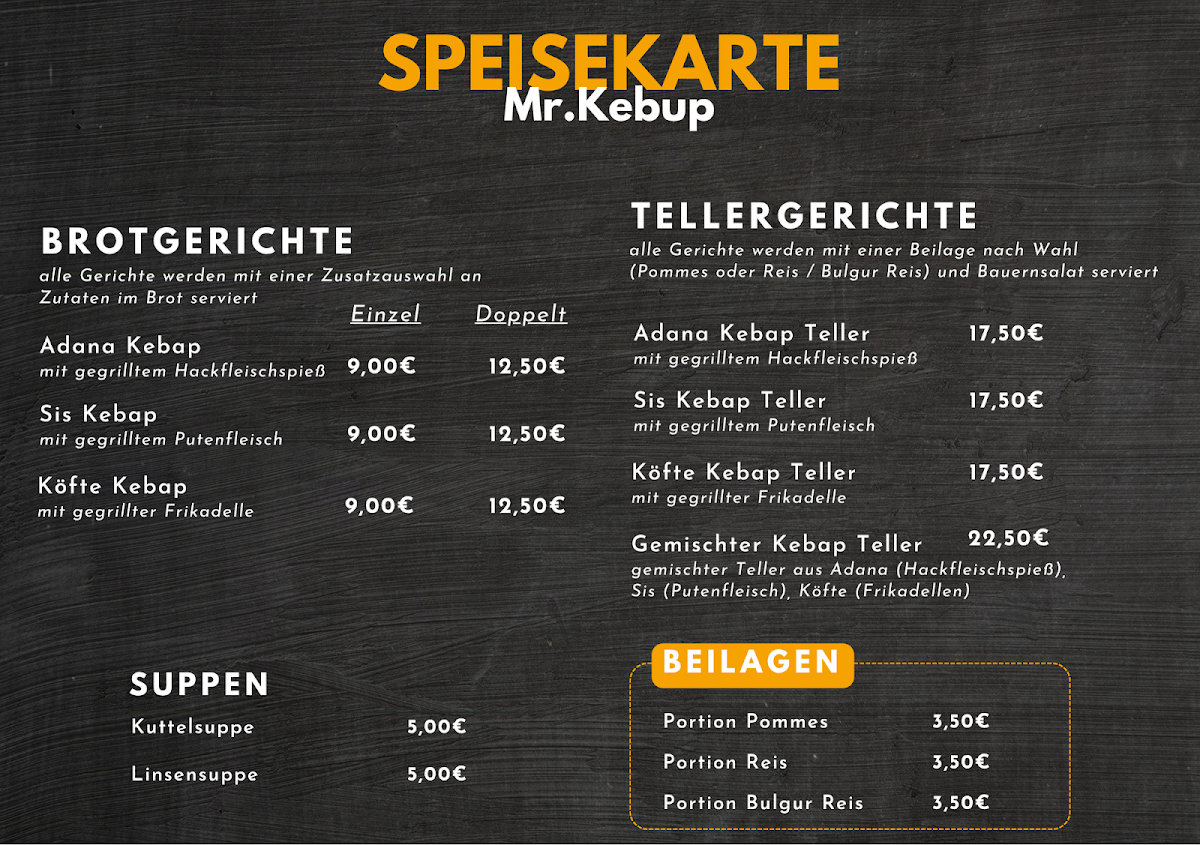 Speisekarte photo 1