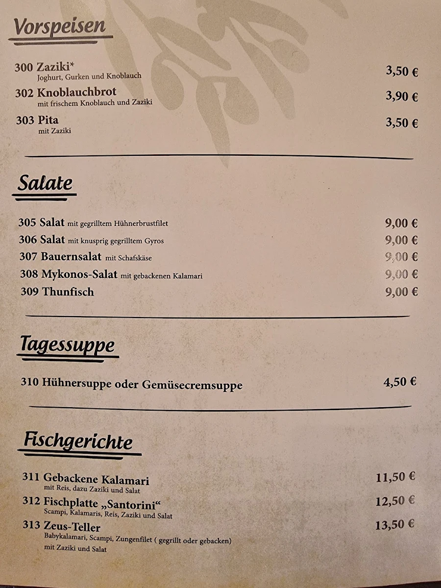 Speisekarte photo 2