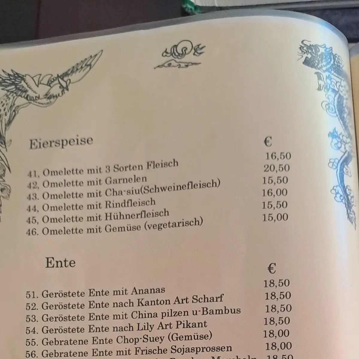 Speisekarte photo 5
