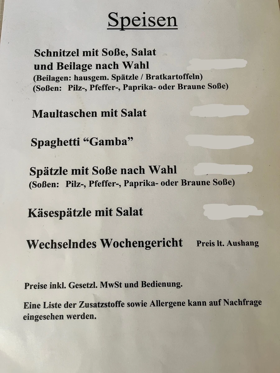 Speisekarte photo 3