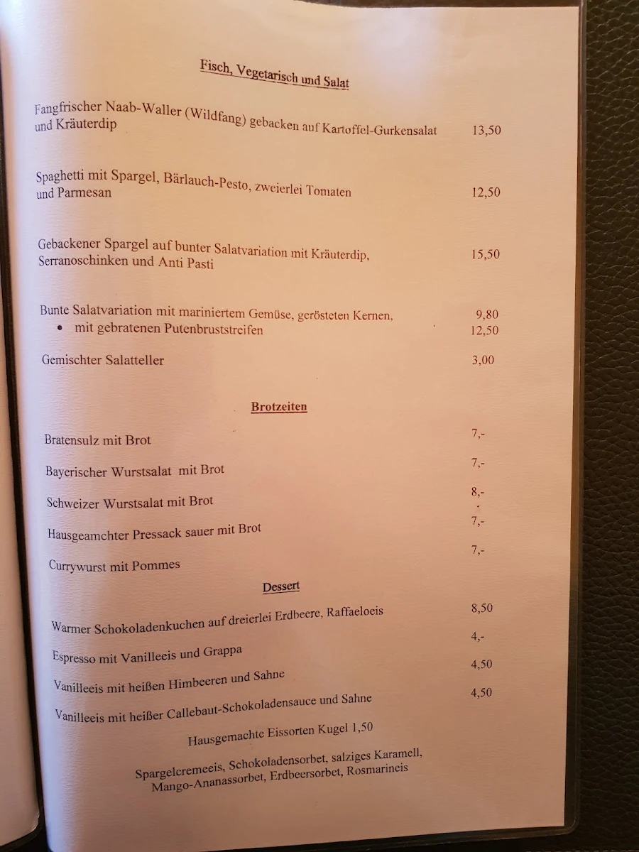 Speisekarte photo 2