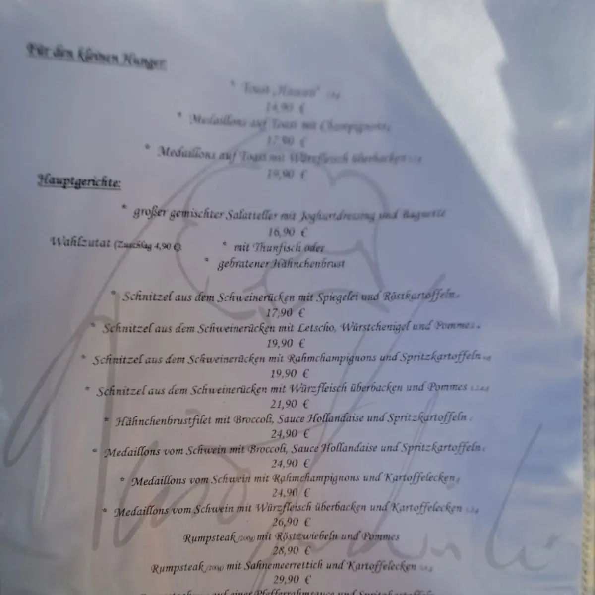 Speisekarte photo 5
