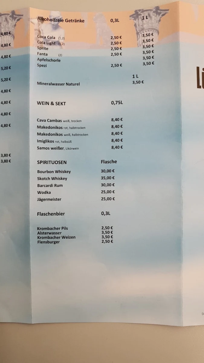 Speisekarte photo 2