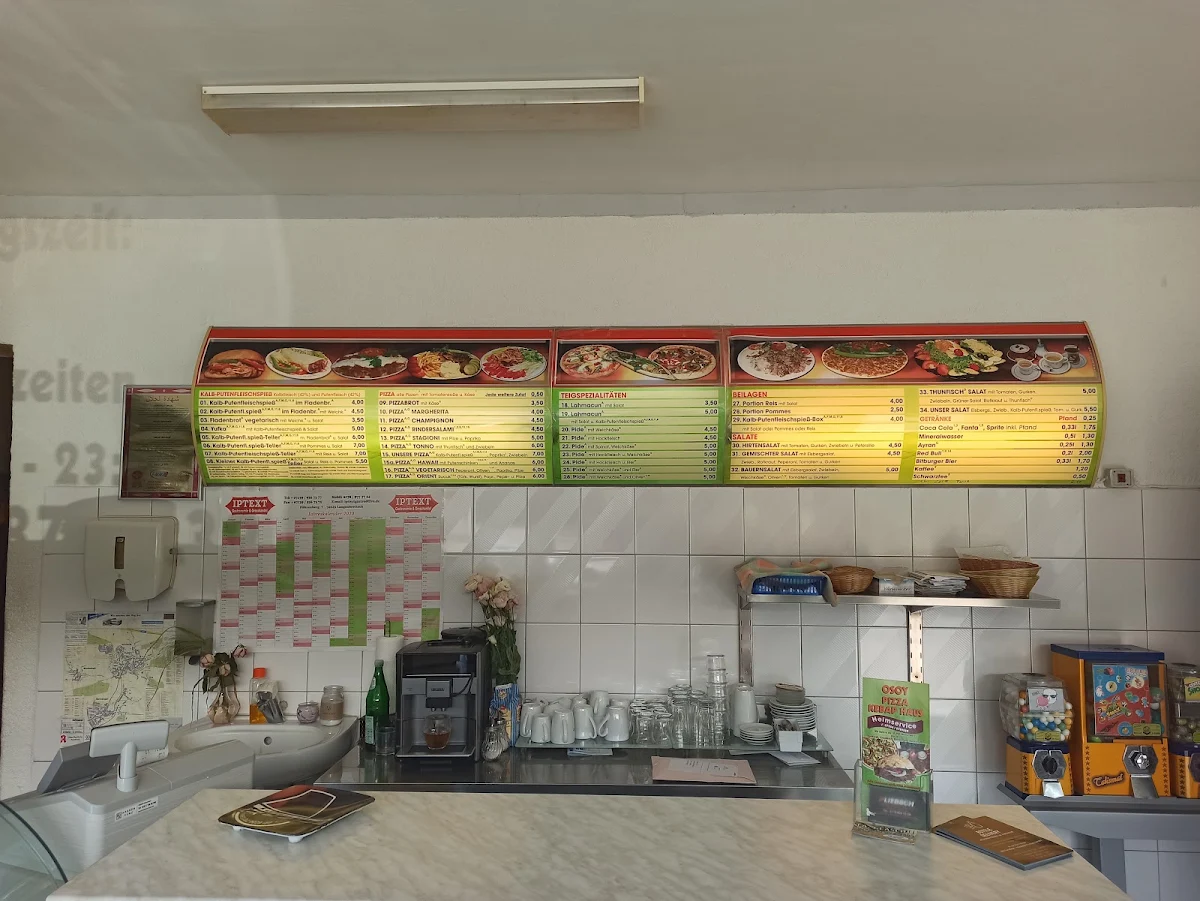 Speisekarte, Osoy Pizza Kebap Haus