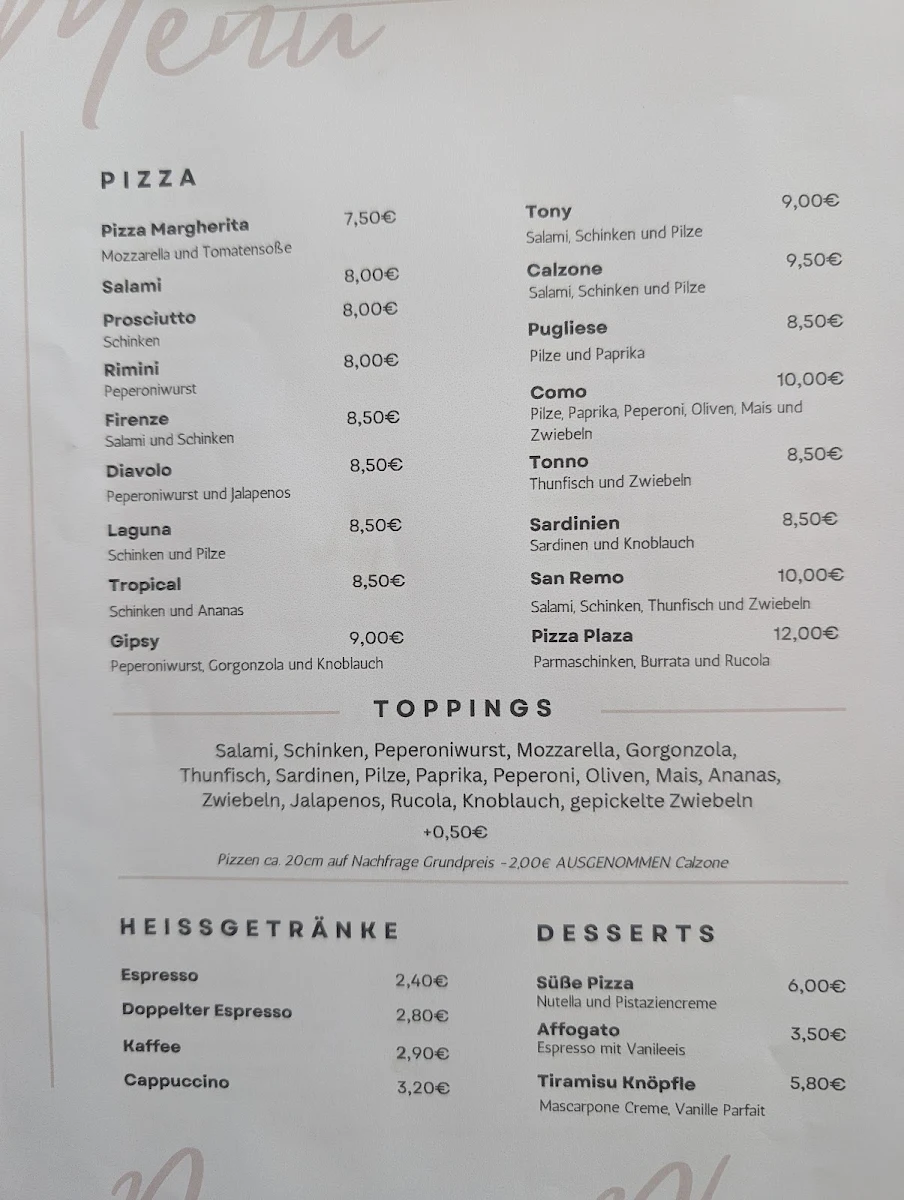Speisekarte photo 2