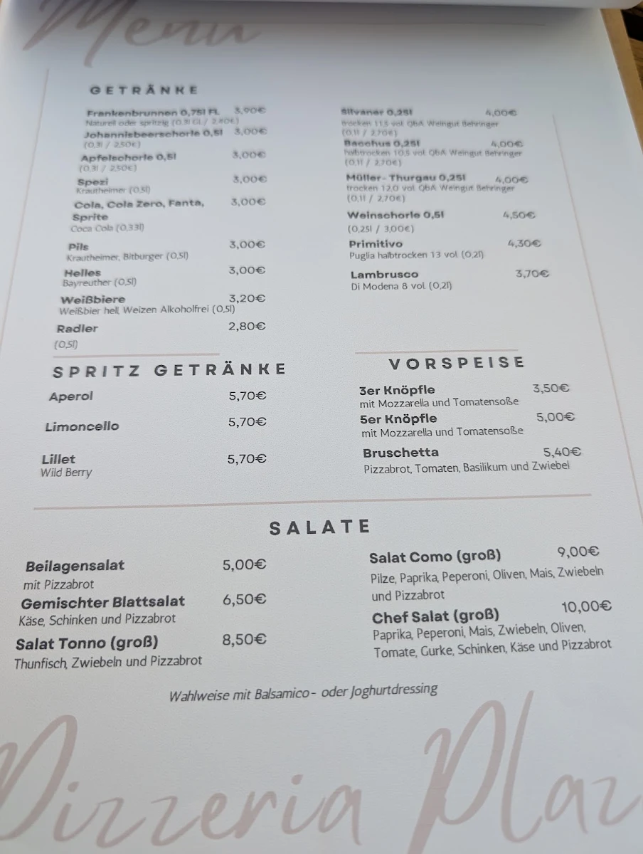Speisekarte photo 3