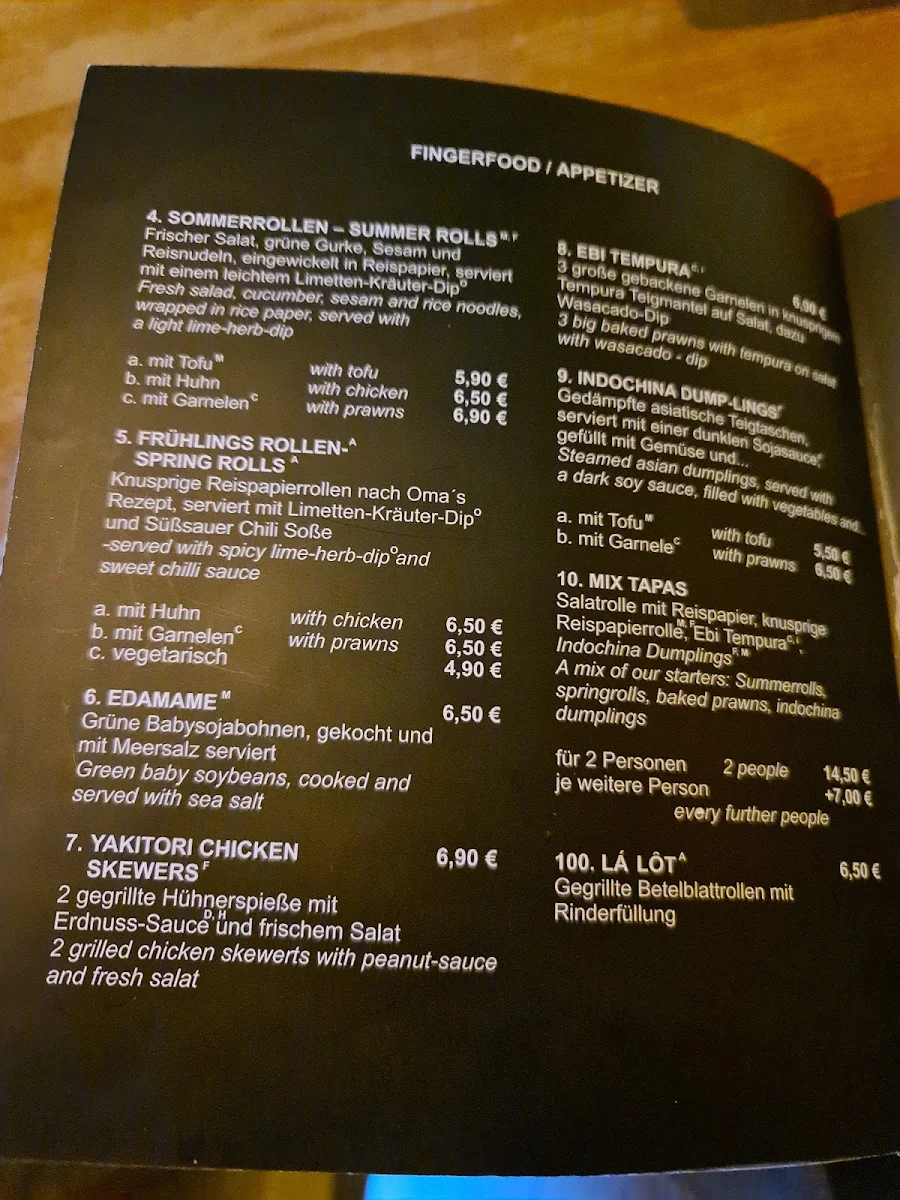 Speisekarte photo 2
