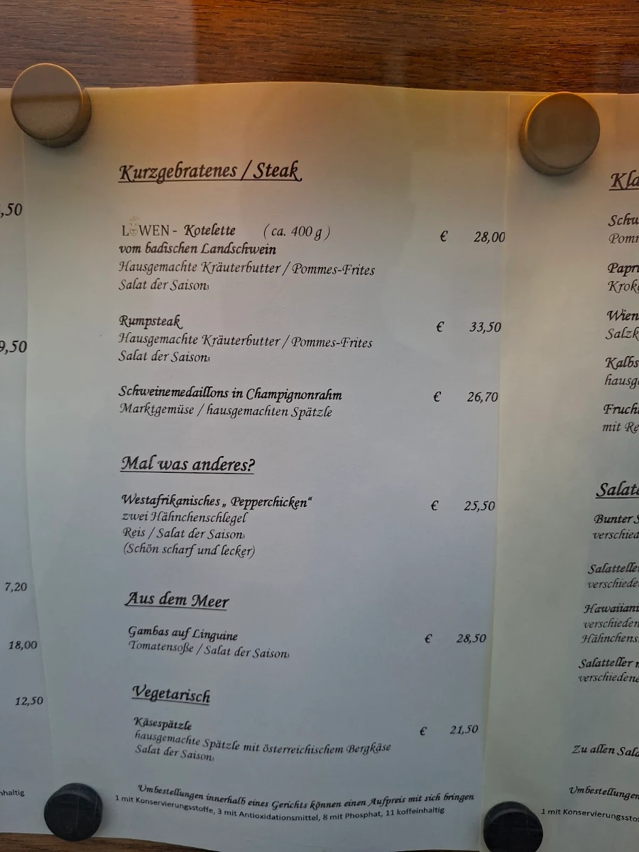 Speisekarte photo 2
