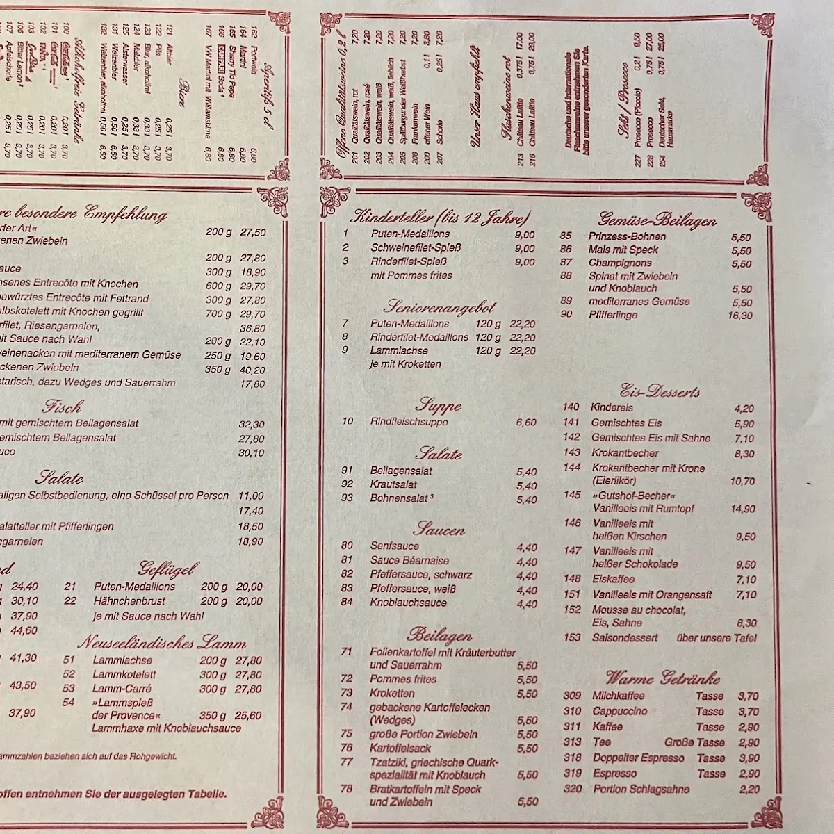 Speisekarte photo 1