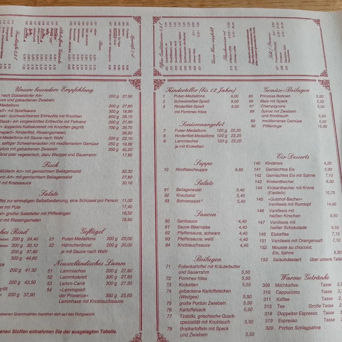 Speisekarte photo 2