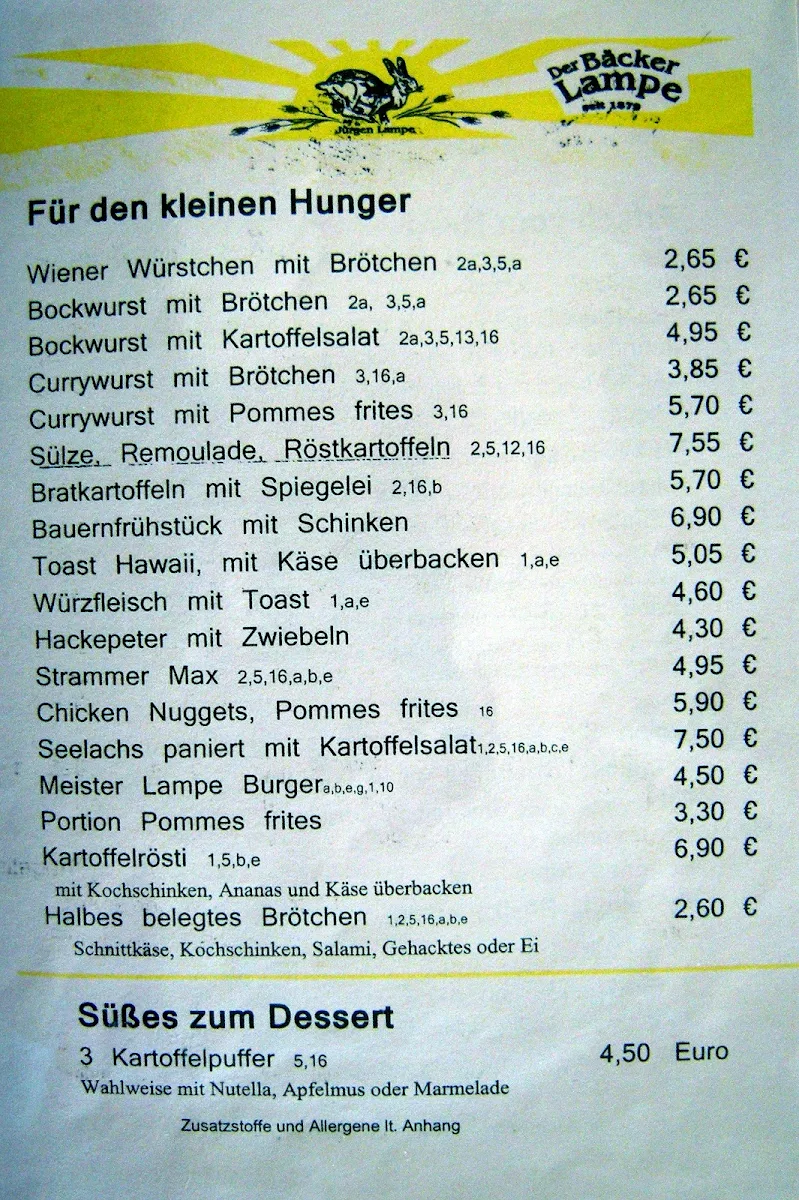 Speisekarte photo 2