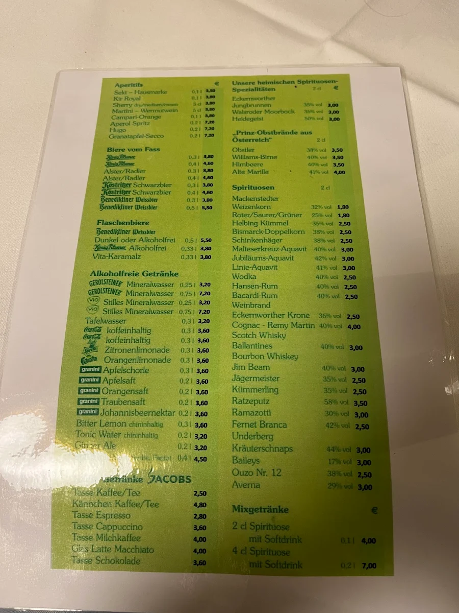 Speisekarte photo 1