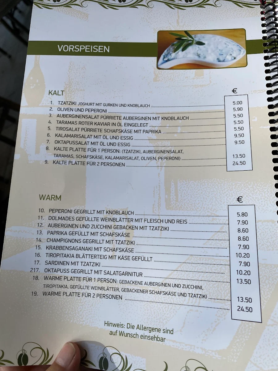 Speisekarte photo 3