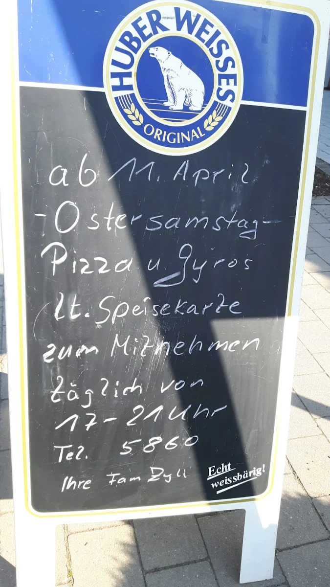 Speisekarte, Restaurant Schützenhaus Bechhofen