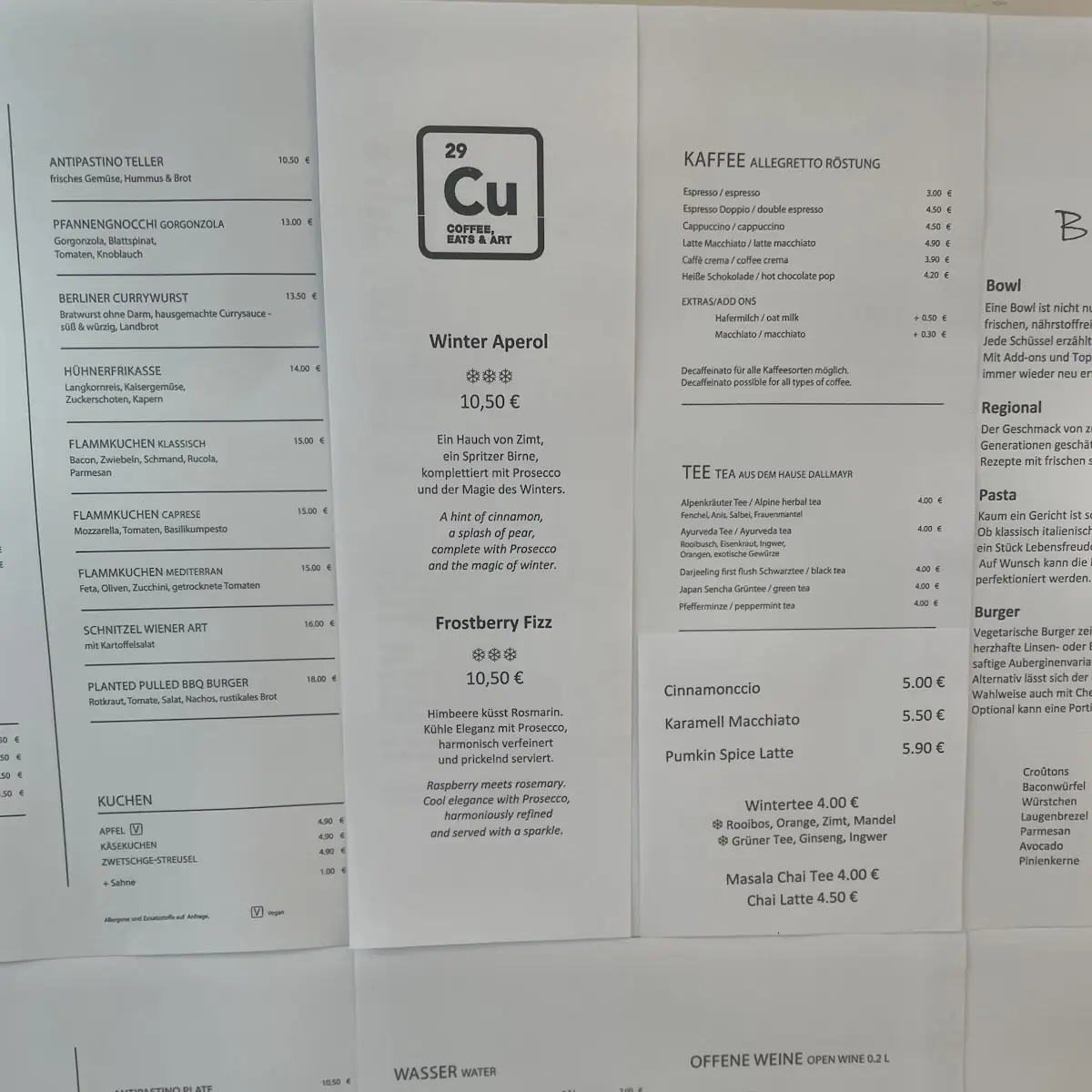 Speisekarte photo 3