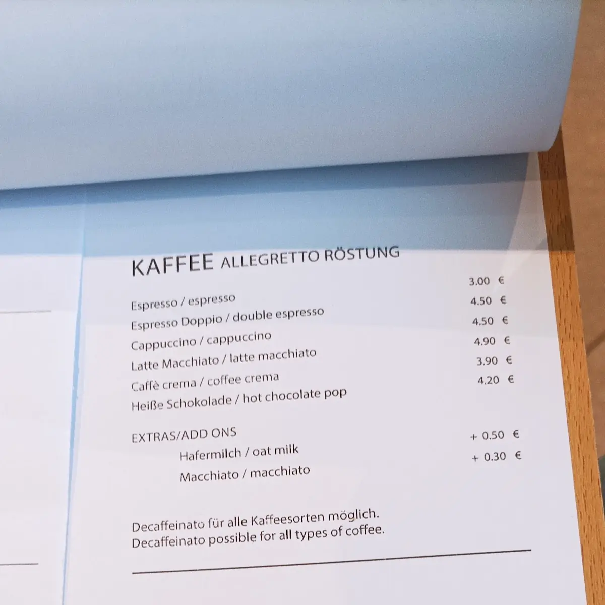 Speisekarte photo 4
