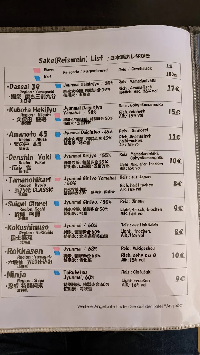 Speisekarte photo 3