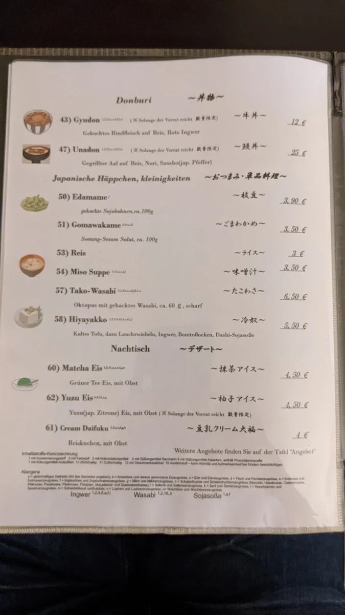 Speisekarte photo 9