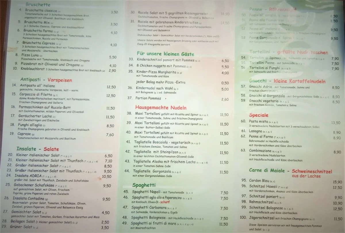 Speisekarte photo 5