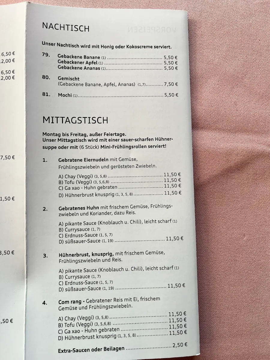 Speisekarte photo 3
