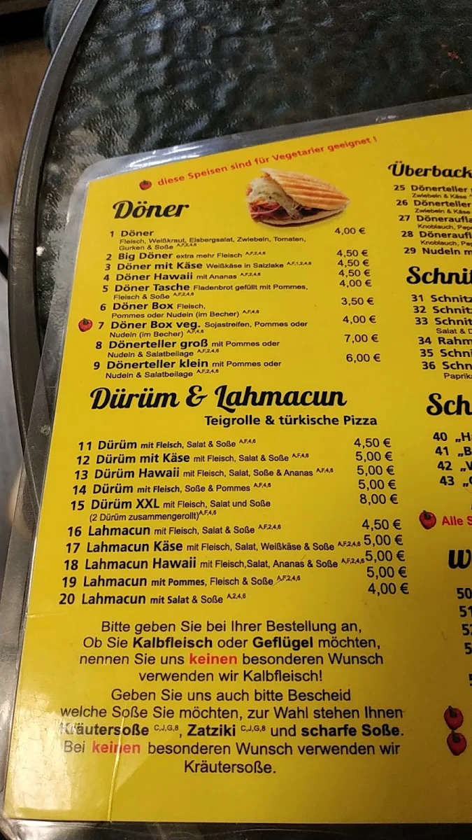 Speisekarte photo 5