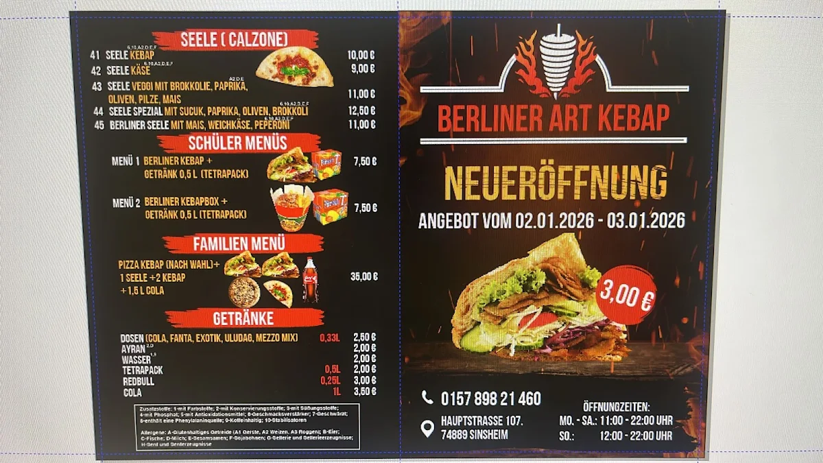 Speisekarte photo 1