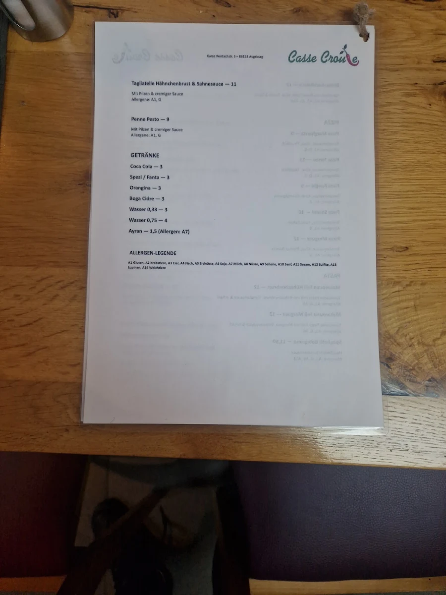 Speisekarte photo 2