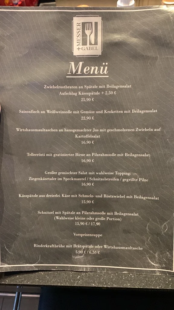 Speisekarte photo 4