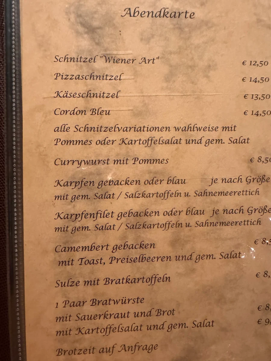 Speisekarte photo 1