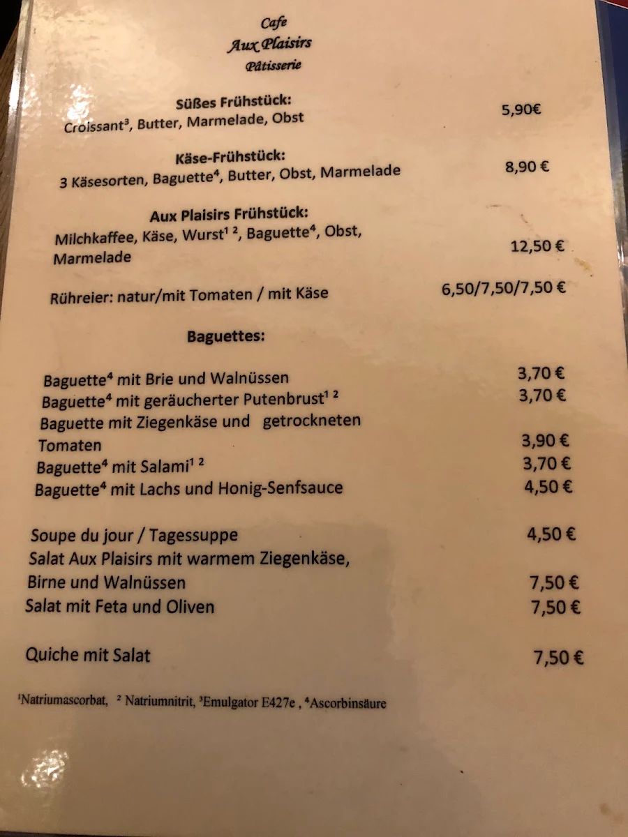 Speisekarte photo 1