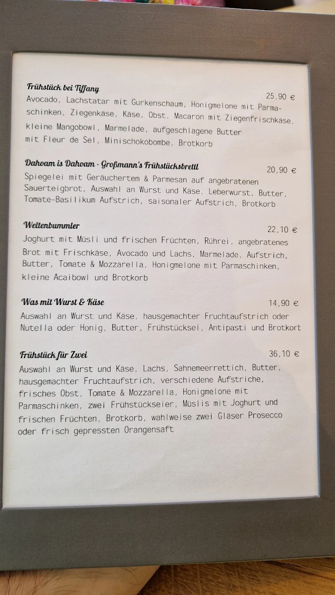 Speisekarte photo 1