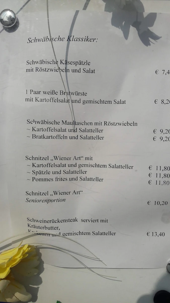 Speisekarte photo 2
