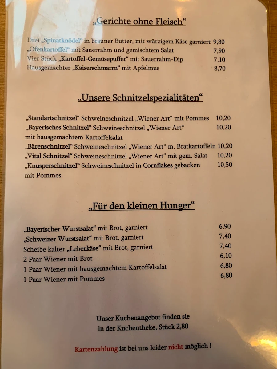 Speisekarte photo 2