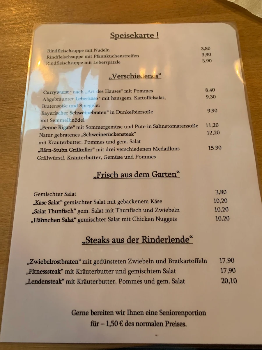 Speisekarte photo 4