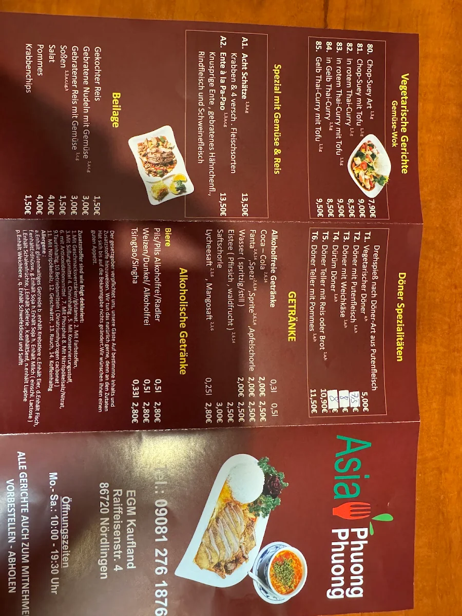 Speisekarte photo 3