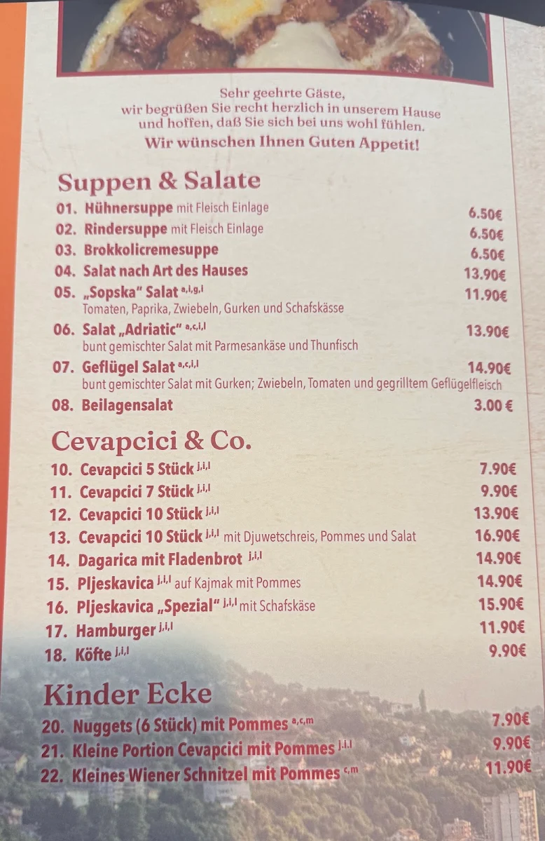 Speisekarte photo 2