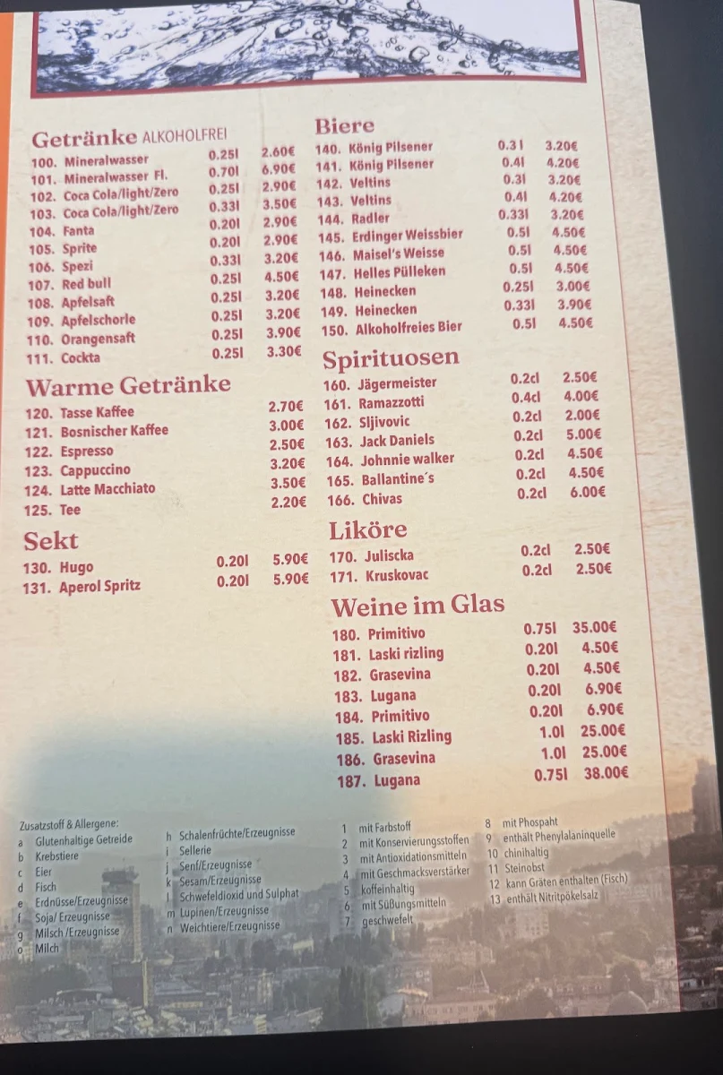Speisekarte photo 3