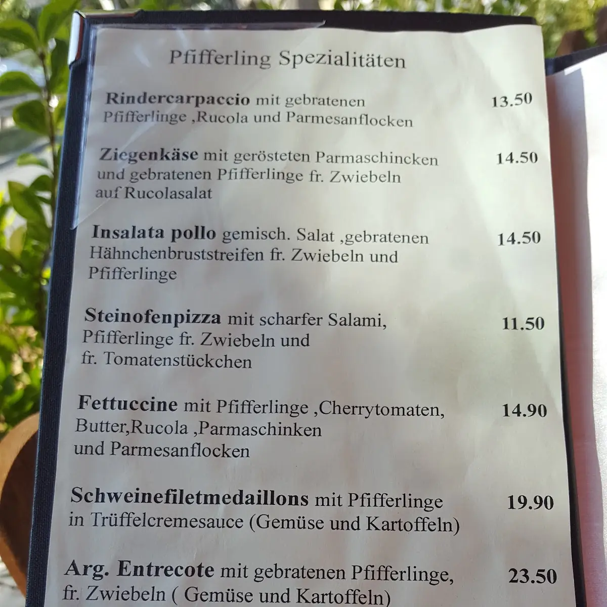 Speisekarte photo 5