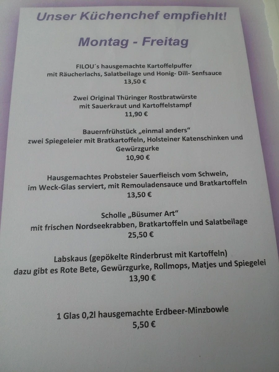 Speisekarte photo 6