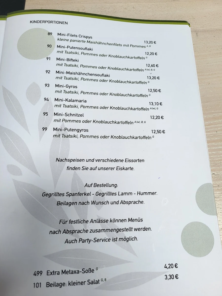 Speisekarte photo 1