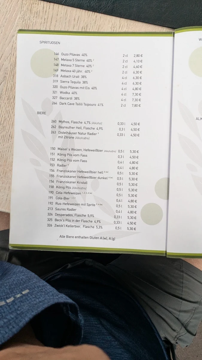 Speisekarte photo 2