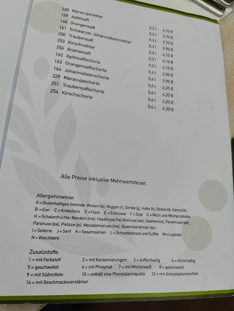 Speisekarte photo 3