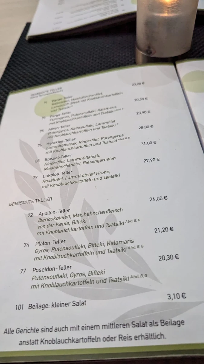 Speisekarte photo 7