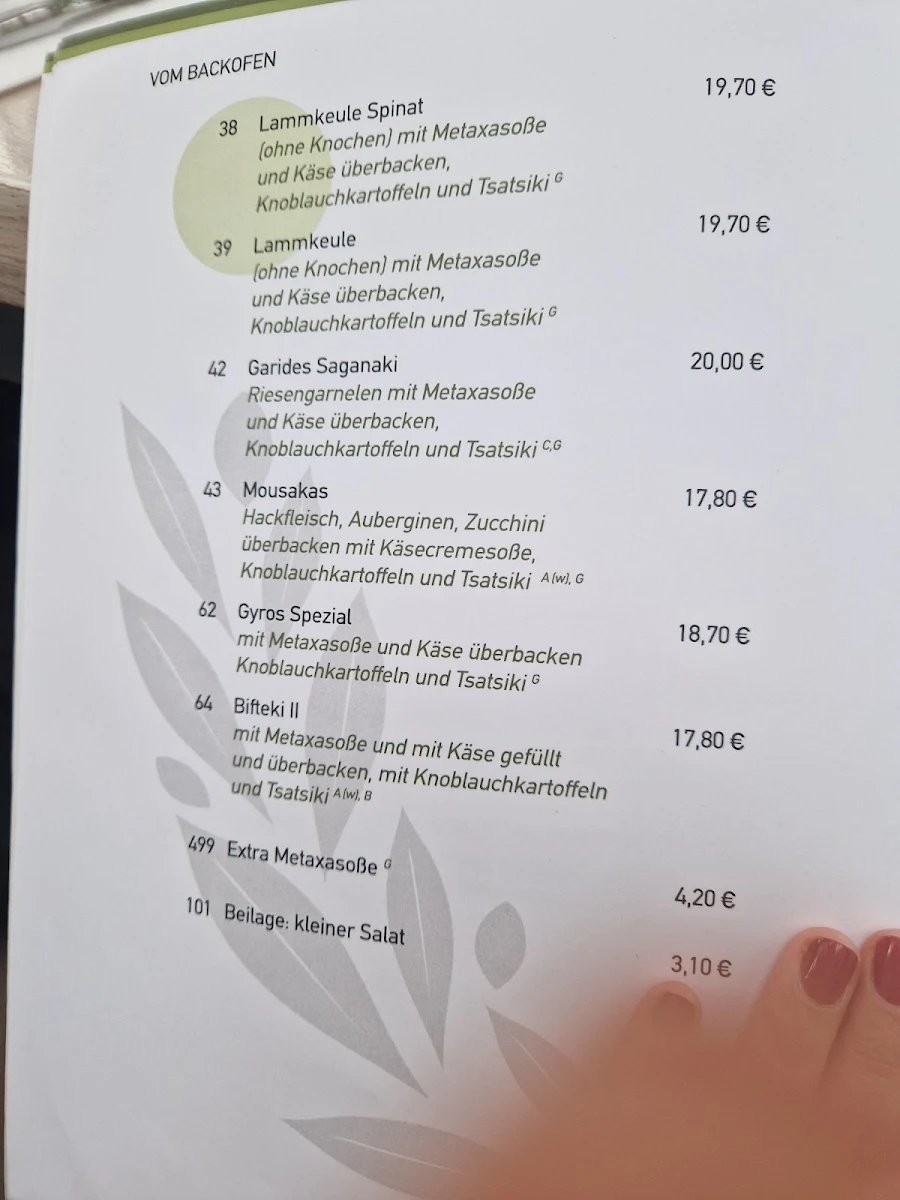 Speisekarte photo 8