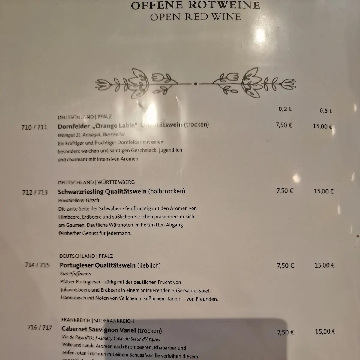 Speisekarte photo 10